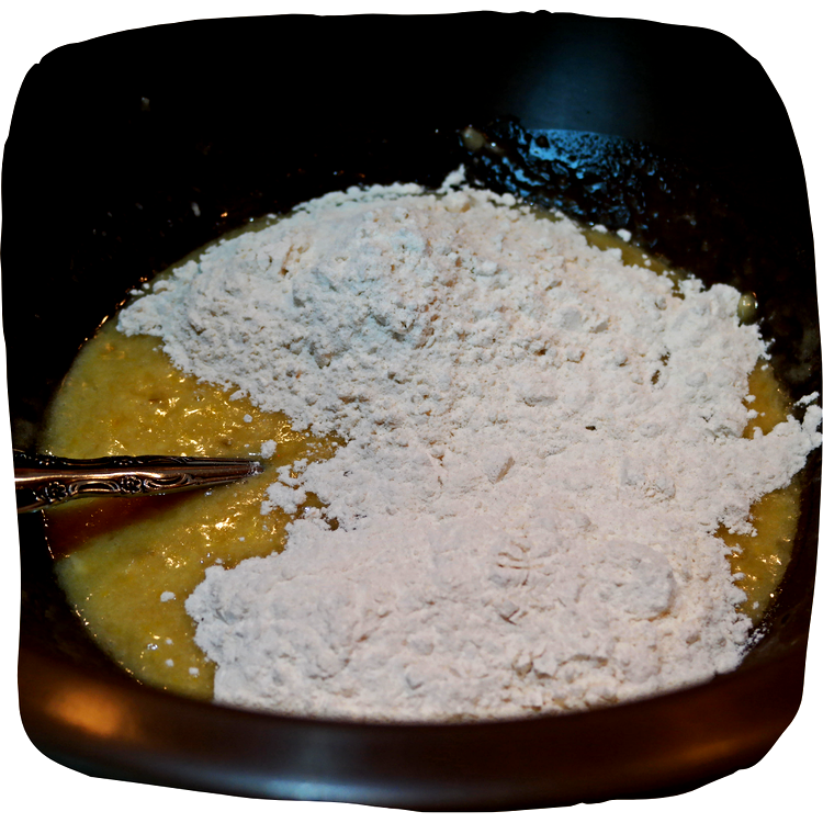 Image of Combine all the wet ingredients together 1/2 teaspoon brown sugar,...